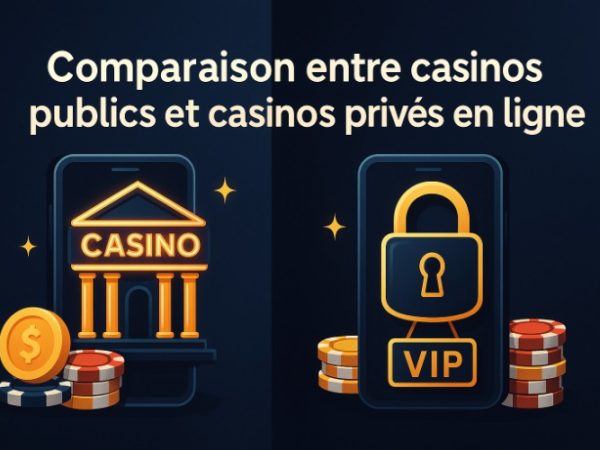 Comparaison entre casinos publics et casinos privés en ligne
